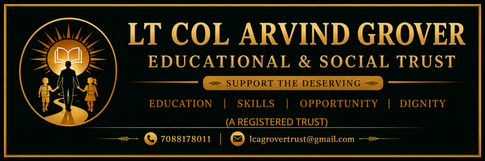 Lt Col Arvind Grover Educational and Social Trust logo